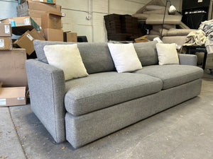 Crate & Barrel Light Gray Lounge Collection Sofa