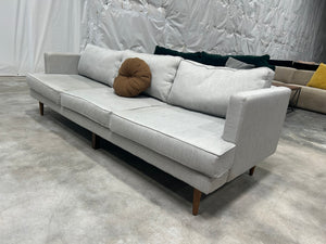 Joybird Preston Grand Sofa (Sunbrella Premier Fog)