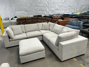 Thomasville Lowell 6-Piece Modular Sectional (Light Gray)