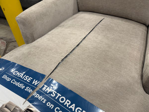 Cameron Sofa Chaise – Taupe