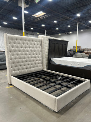 RH Adler Diamond-Tufted Shelter Bed (Queen)