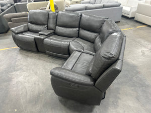 Gilman Creek Wylder 5-Pc Leather Power Reclining Sectional