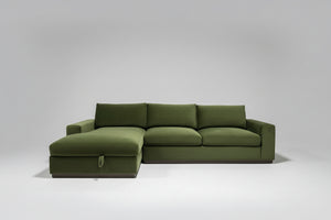 BRAND-NEW Joybird Holt Sectional w/Storage Chaise (Royale Forest)