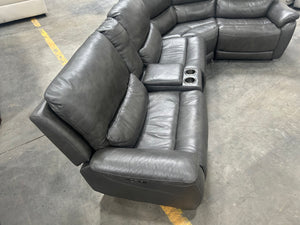 Gilman Creek Wylder 5-Pc Leather Power Reclining Sectional