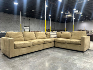 Arhaus 4-Pc Dune L-Shaped Sectional (Camel)
