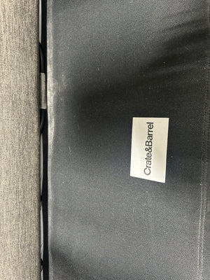 Crate & Barrel Dark Brown Barrett II Queen Sleeper Sofa