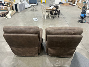 Henley Microsuede Glider Recliner Set