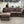 Dark Brown Modular Sectional w/Storage Ottoman