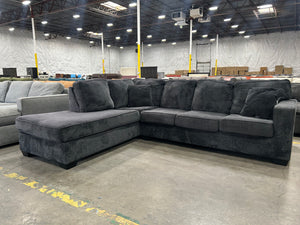 Ashley Dark Gray Chaise Sectional