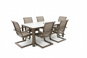 SunVilla Gibson 7-Piece Outdoor Patio Sling Dining Set