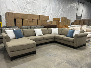 Jonathan Louis Taupe U-Shaped Sectional