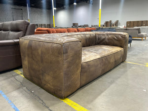 RH Fulham Leather Sofa (Matador Nutmeg)