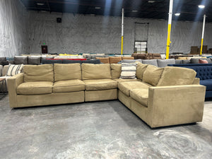 Arhaus 4-Pc Dune L-Shaped Sectional (Camel)