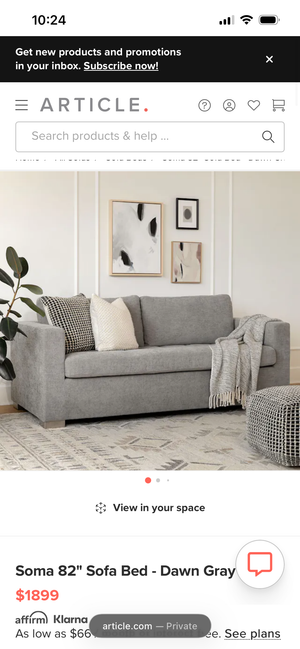 Article Soma Sleeper Sofa