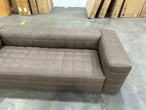 *Brand-New* Moe’s Home Callan Leather Dark Brown Sofa