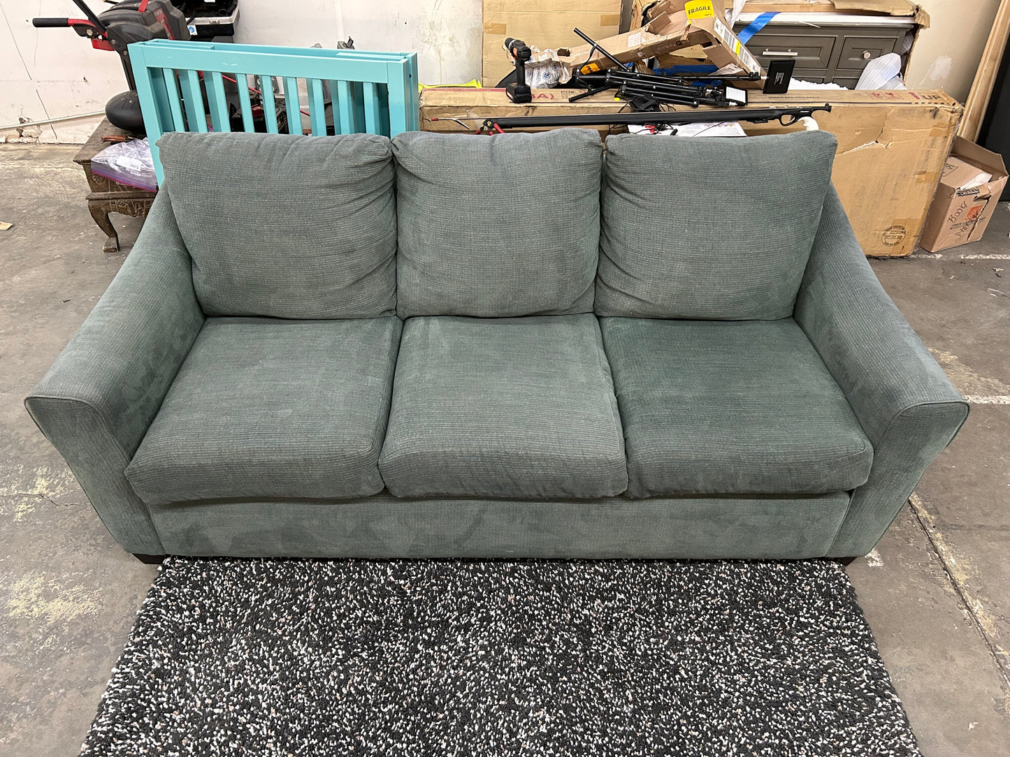 Emerald Green La-Z-Boy Couch