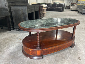 Beryl Stone & Wood Coffee Table