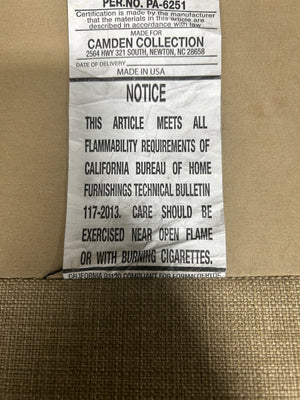 Arhaus Beige 78” Camden Collection Sofa