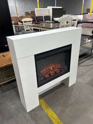 Electric LED Fireplace w/Heater