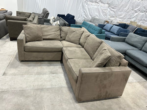 Room & Board 3-Pc Ultrasuede Orson Sectional