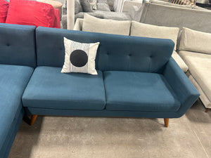 Modway Engage Teal MCM Chaise Sectional
