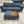 Furniture Row Navy Rhodes Sofa w/Ottoman