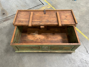 Reclaimed Wood Sunburst Storage Chest