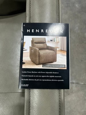 Hendredon Keira Leather Power Recliner