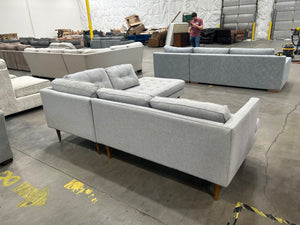 West Elm Peggy Mid-Century Chaise Sectional