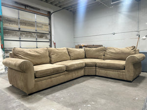 Pottery Barn 3-Pc Pearce Roll Arm Sectional