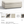 Crate & Barrel 83'' Lounge Sofa w/Storage Ottoman (Beige)