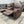 Brown Leather Recliner-Glider Sofa