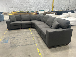 6-Pc Modular Dark Gray Sectional