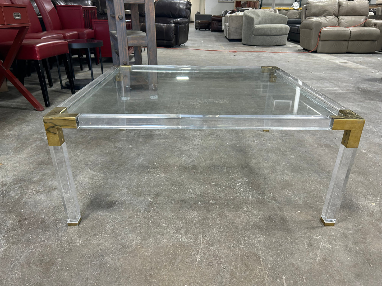 Glass & Acrylic Sentry Coffee Table