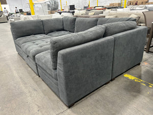 Thomasville Tisdale 6-Piece Modular Sectional w/Storage Ottoman