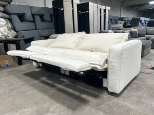 Homebody White Modular Power Recliner Sofa