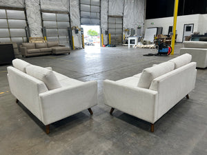 Joybird Hopson Apartment Sofa Set (Telly Pearl)