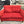 Davis & Shaw Studded Red Loveseat
