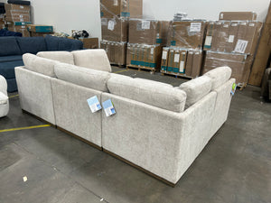 *New* Henredon Murphy Fabric 6-Piece Sectional w/Ottoman (Beige)