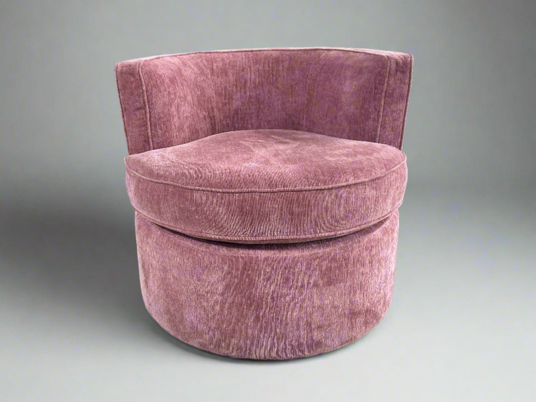BRAND-NEW Joybird Pink Carly Swivel Chair