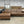 Brown Leather MCM Chaise Sectional