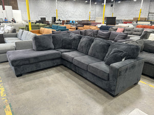 Ashley Dark Gray Chaise Sectional