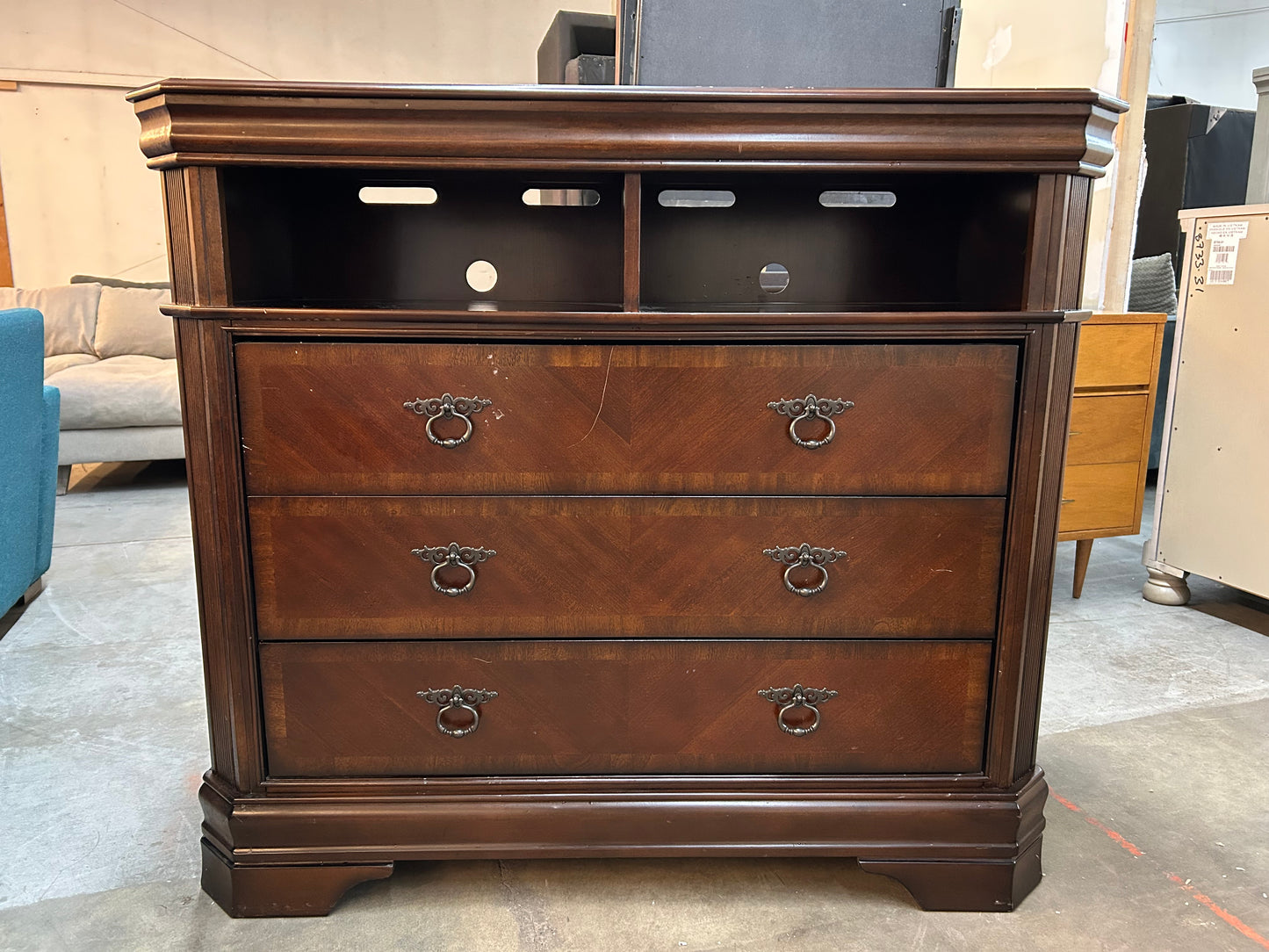 Classic Brown Wooden Dresser