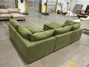 Joybird Bryant 5-Pc Modular Sectional (Faithful Olive)