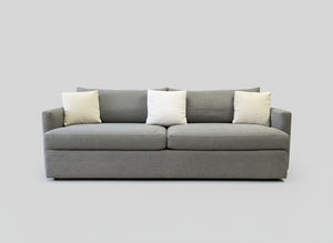 Crate & Barrel Light Gray Lounge Collection Sofa