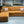 Contemporary Burnt Orange Chaise Sectional