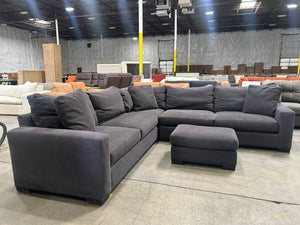 Room & Board 3-Pc Metro L-Shaped Sectional