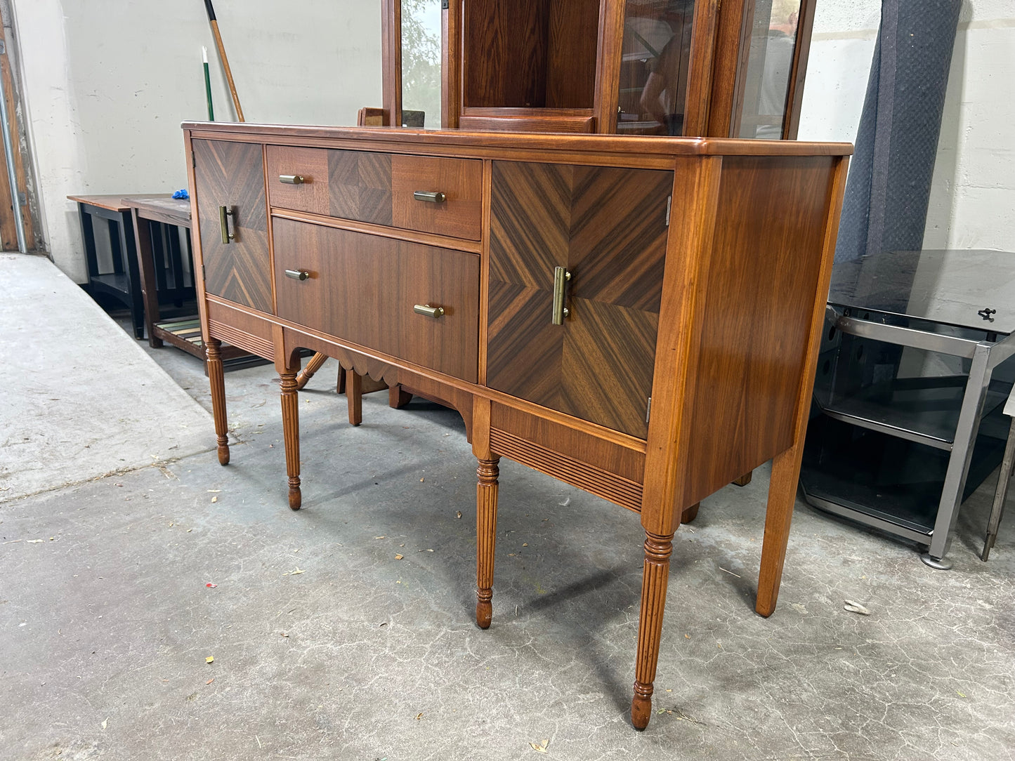 Wooden MCM Sideboard