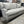 Ethan Allen Gray 76” Oxford Sofa