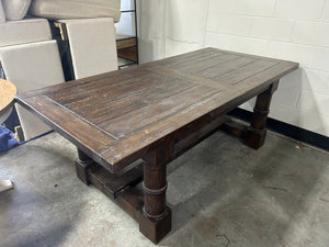 Restoration Hardware Salvaged Wood Extension Dining Table